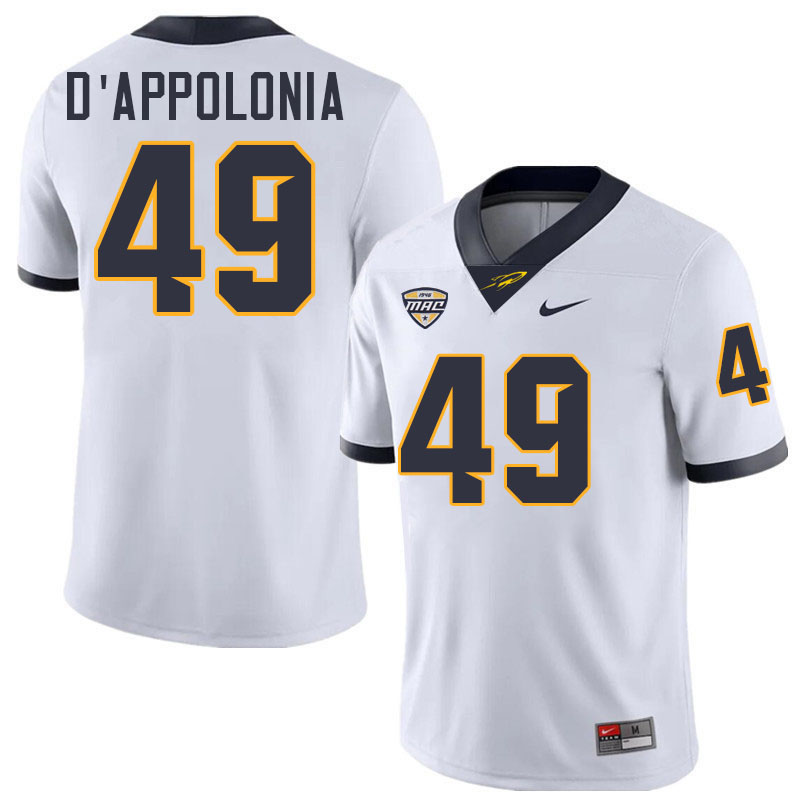 Chris D'Appolonia Toledo Jersey,Toledo Rockets College Football Jersey Youth College-White